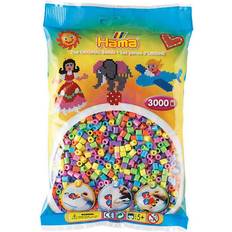 Plastique Perles Hama Beads 3000 Perles A Repasser Pastel