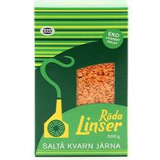 Sukkerfritt Bønner og linser Salta Kvarn Red lentils 500g 500g