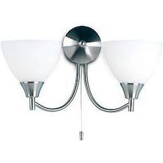 Cromo Apliques de pared Endon Lighting Alton Interior 2 Luces E14 Aplique de pared