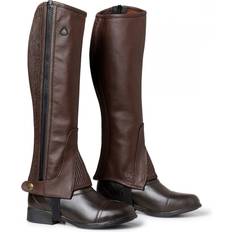 Extra Ancho Botas de Equitación Mountain Horse Mini-chaps Cuero Soft Rider - Marron