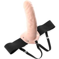 Latexvrij Strap-ons Pipedream 8" Holle Strap-On Beige