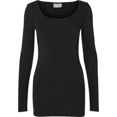 Vero Moda Casual Long Sleeved Blouse - Black/Black