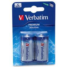 Batterier - C (LR14) Batterier & Laddbart Verbatim C Alkaline 2-pack