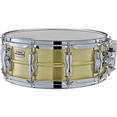 Beige Snaredrums Yamaha RRS1455 Recording Custom Brass 14" Brass Snare Drum