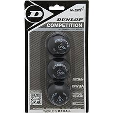 Dunlop Palline di squash Competition (x3) Noir