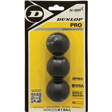 Pelotas de squash Dunlop Pro 3 Ball Blister, Unisex, Equipo, Pelotas, Squash, ONESIZE