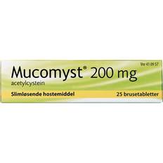 Tablet til børn Mucomyst 200mg 25 stk Tablet