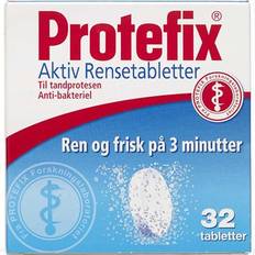 Tandproteser & Bideskinner Protefix Active Cleanser Cleaning Tablets 32-pack