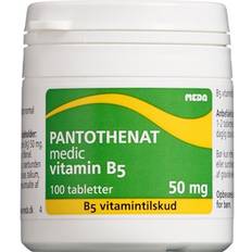 Meda Vitaminer & Kosttilskud Meda Pantotenat Vitamin B5 100 stk