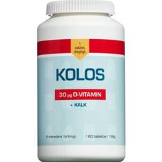 Calcium vitamin Kolos D-Vitamin M/Calcium 180 st