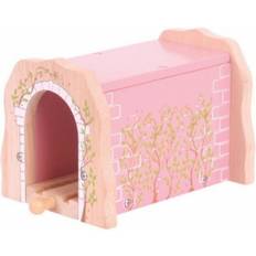 Wooden Toys Train Accessories Bigjigs Pink Brick Tunnel