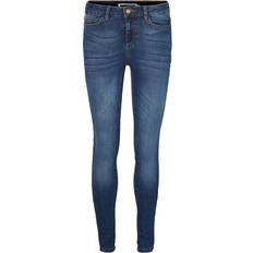 Noisy May Lucy Nw Power Shape Skinny Fit Jeans - Blue/Dark Blue Denim