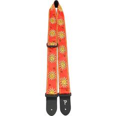 Arancione Cinghie Perri s Leathers 7010 Jacquard Red Suns