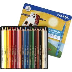 Silver Coloured Pencils LYRA Farb-Riese Color Pencil Varnished 18-pack