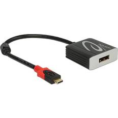 Usbc til displayport DeLock USB-C - DisplayPort M-F 0.2m