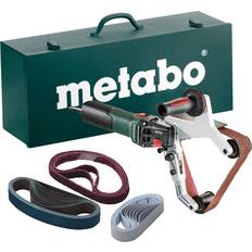 Metabo Lijadoras de banda Metabo Rbe 15-180 Set Lijadoras De Cinta Para Tubos/caja De Transporte De Chapa De Acero