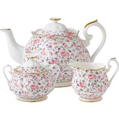 Royal Albert Rose Confetti Tea Set Servering 3st