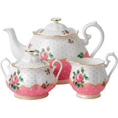 Royal Albert Cheeky Pink Tea Set Servering 3st