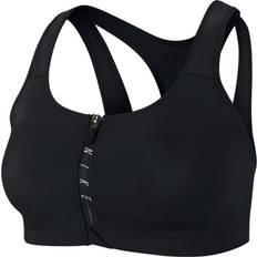 Nike Zip Sports Bra - Black/Black/White/White