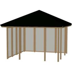 Glas Paviljonger Plus Pavillon2 3.87x3.87 m