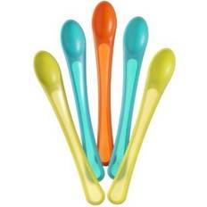 Tommee Tippee Children's Cutlery Tommee Tippee Explora Soft Tip Weaning Spoons 5-pack