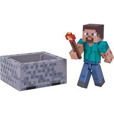 Minecraft Conjuntos de juego Jazwares Minecraft Steve with Minecart Pack﻿