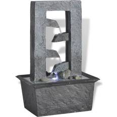 Ruskea Puutarhakoristeet vidaXL Indoor Fountain with LED Lamp