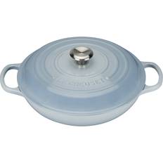 Le Creuset Coastal Blue Signature Cast Iron med lock 3.5 L 30 cm