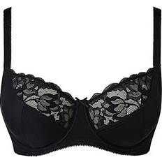 Pretty Secrets Ivy Lace Basic Balcony Bra - Black