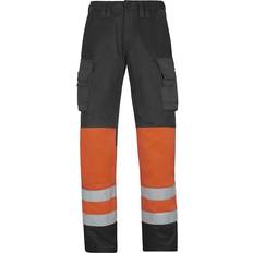 EN 471 Arbejdsbukser Snickers Workwear 3833 Arbejdsbukser Grå Melange/Orange