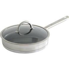Large frying pan with lid Procook Professional Steel with lid 4.3 L 28 cm