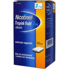 Nicotinell tuggummi tropisk 2mg Nicotinell Tropisk Frukt 2mg 96 st Tuggummi