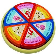 Round Cheese with Triangles