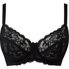 Pretty Secrets Ivy Lace Full Cup Bra - Black