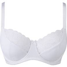 Pretty Secrets Ivy Lace Basic Balcony Bra - White