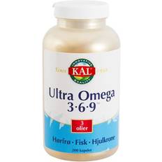 Förbättrar muskelfunktion Fettsyror Kal Ultra Omega 3-6-9 200 st