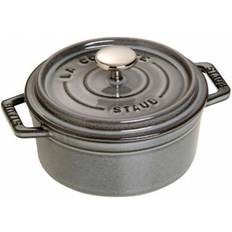 Lega di ferro Altri Vasi Staub Cocotte Round con coperchio 0.8 L 14 cm