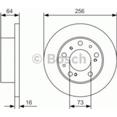 Bosch Disco Freno 0 986 479 A89 304 28 5 108 Ventilato Rivestito Ad Alto Tenore Di Carbonio PEUGEOT 5008 II, 3008 SUV