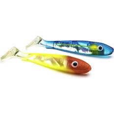 Fiskeutrustning Svartzonker McRubber Junior 17cm Flash Series Blue Sardine & Clown 2-pack
