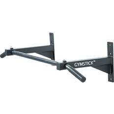 Chin Up Bar - Montato a parete Rack per Esercizi Gymstick Pro Chinning Bar Deluxe y vídeos de formación en línea nero