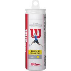 Squash Wilson Staff Single Yellow Dot 3-pack