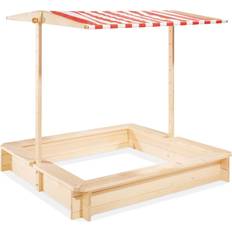 Sandkasse 120x120cm Pinolino SandBox Leonie with Roof