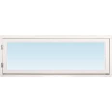 Frostat glas Sidohängda fönster SP Fönster Lingbo Trä Sidohängt fönster 2-glasfönster 128x48cm