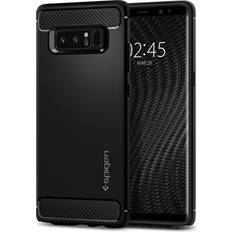 Spigen Rugged Armor Coque de protection pour téléphone portable robuste polyuréthanne thermoplastique (TPU) noir mat pour Samsung Galaxy Note8