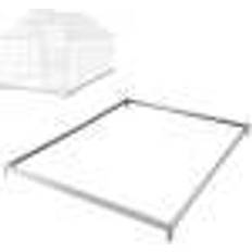 tectake Base Per Serra 375 x 190 x 12 cm Acciaio inossidabile