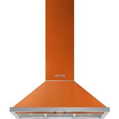 90cm - Wall Mounted Extractor Fans Smeg KPF9OR35.276", Orange