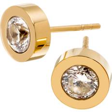 Edblad Stella Studs - Gold/Transparent