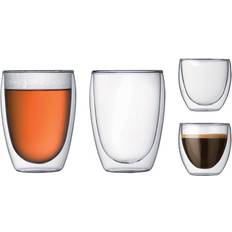 Kaffeglas Bodum Double Wall Drinkglas 4st