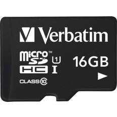 Verbatim Tablet MicroSDHC Class 10 UHS-I U1 45/10MB 16GB+Adapter