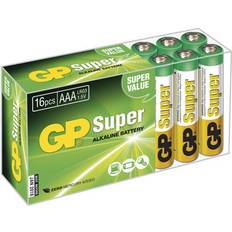 GP Batteries AAA Super Alkaline 16-pack